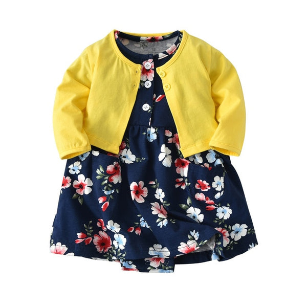 2pcs Baby Girls Dress 6-24M