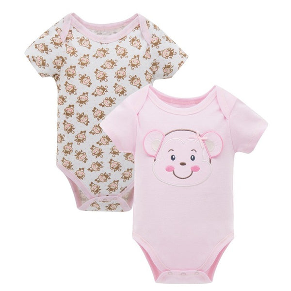 2pcs Baby Bodysuit 3-9M