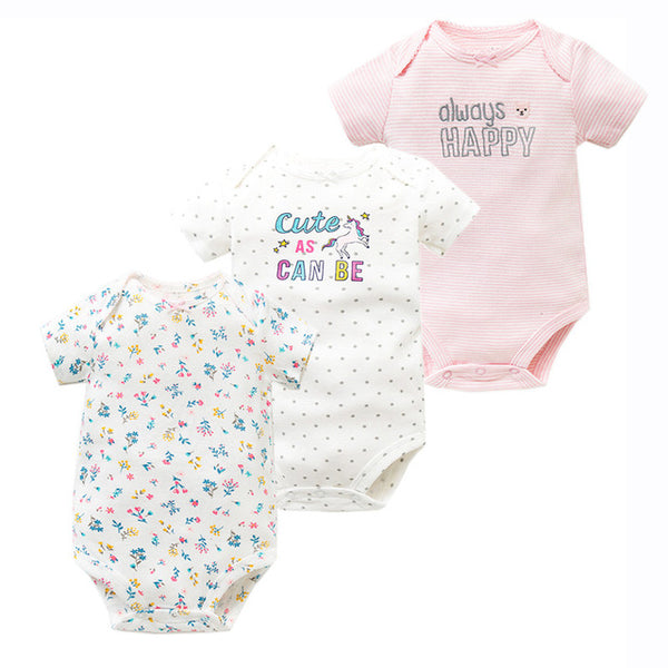 3pcs Baby Bodysuit 0-24M