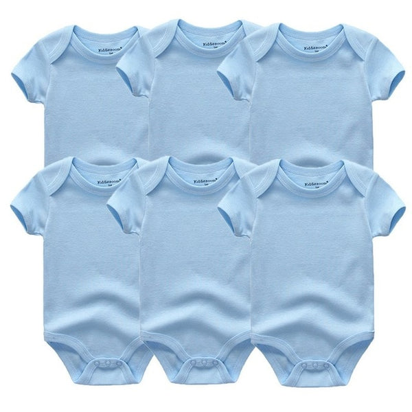 6pcs Baby Bodysuit 0-12M