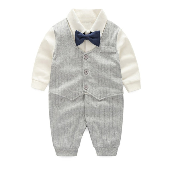 Baby Boys Tuxedo Suit Set 0-18M