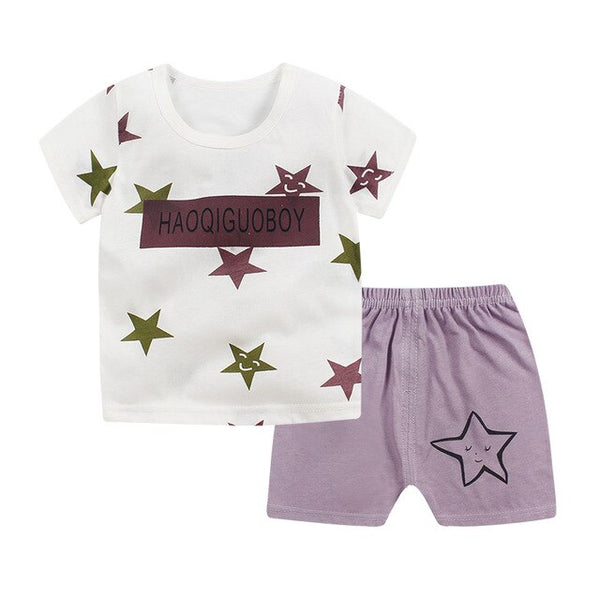 Unisex Baby Tshirt + Shorts
