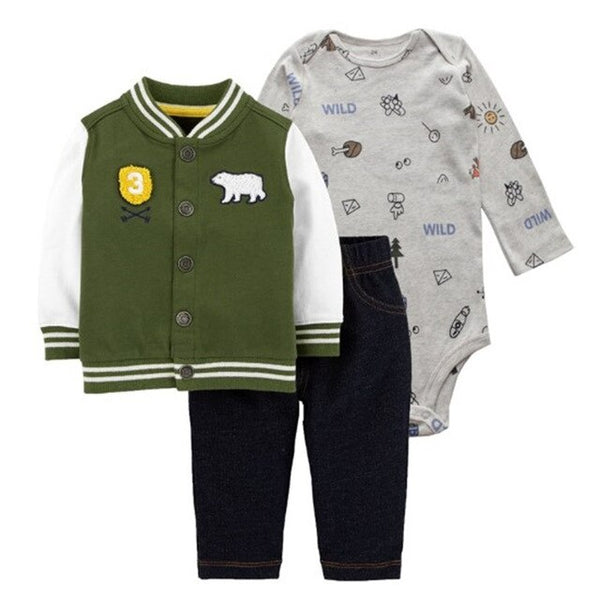 3pcs Baby Clothing Set 6-24M