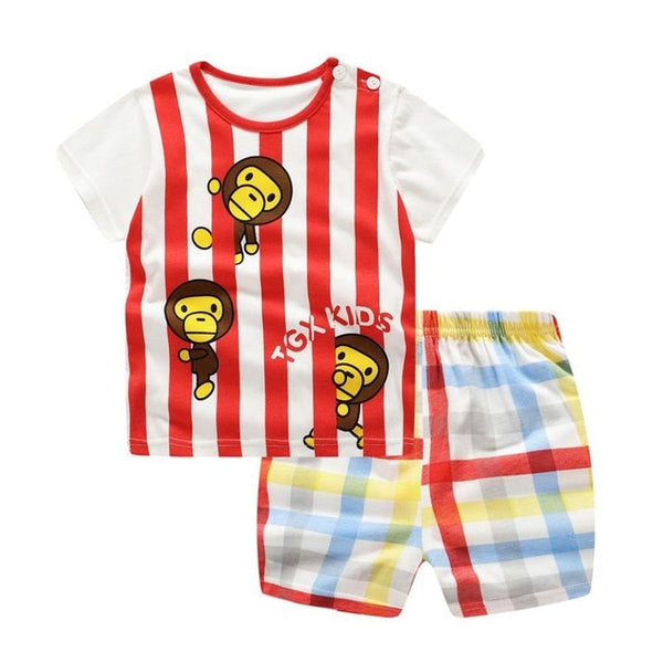 Unisex Baby Tshirt +Shorts