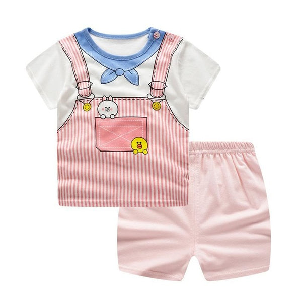 Unisex Baby Tshirt +Shorts