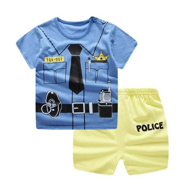 Unisex Baby Tshirt +Shorts