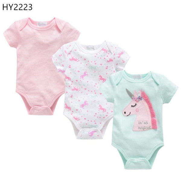 6pcs Baby Bodysuit 0-12M