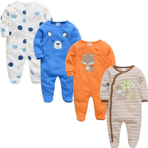 3 4 pcs Baby Romper 3-12M