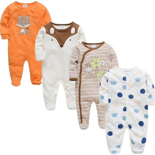 3 4 pcs Baby Romper 3-12M