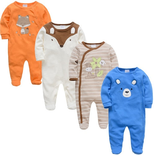 3 4 pcs Baby Romper 3-12M
