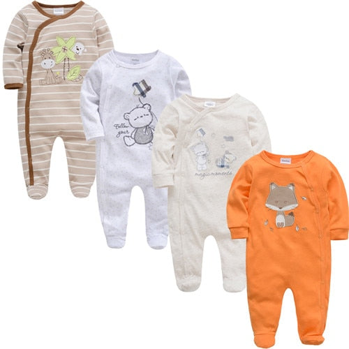 3 4 pcs Baby Romper 3-12M