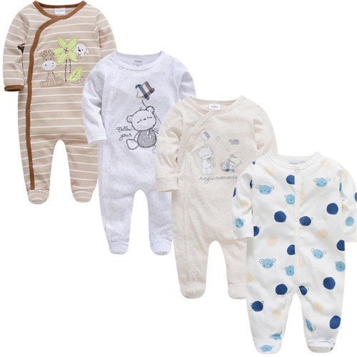 3 4 pcs Baby Romper 3-12M