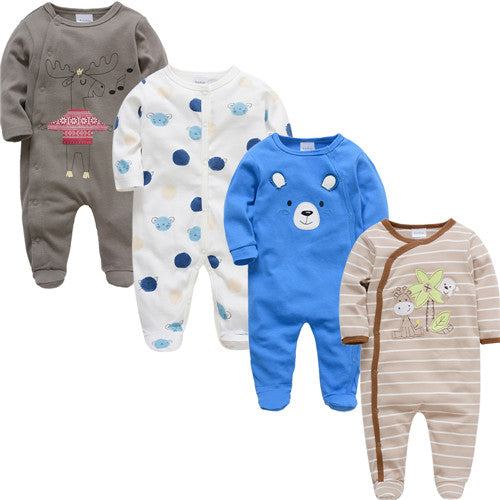 3 4 pcs Baby Romper 3-12M
