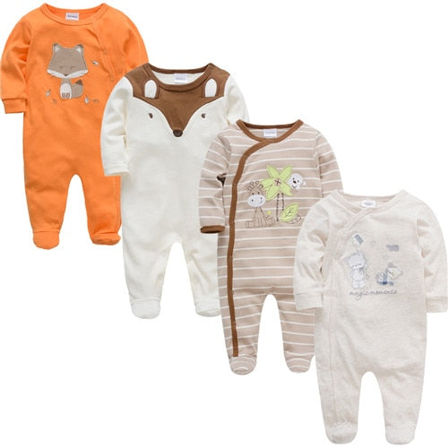 3 4 pcs Baby Romper 3-12M