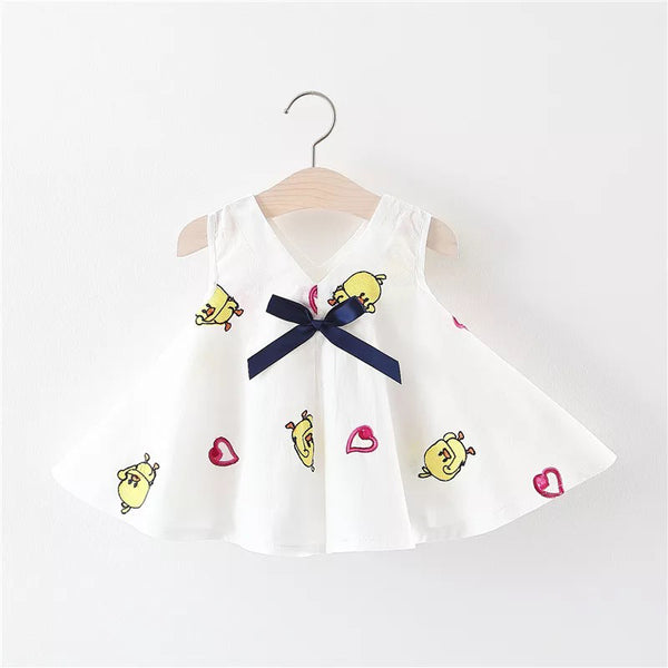 Floral Print Baby Girl Dress 0-2 Years