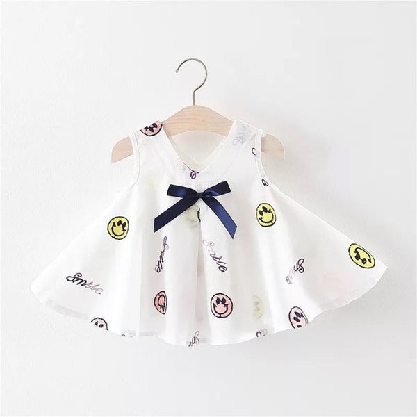 Floral Print Baby Girl Dress 0-2 Years