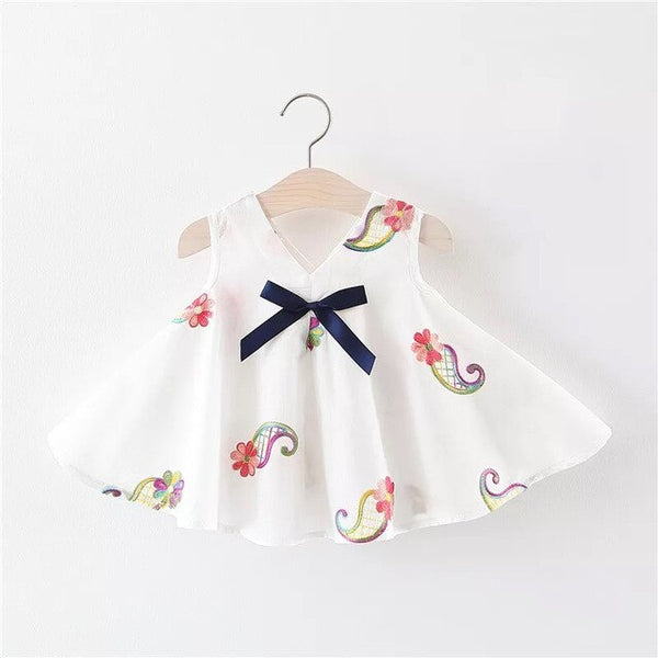 Floral Print Baby Girl Dress 0-2 Years