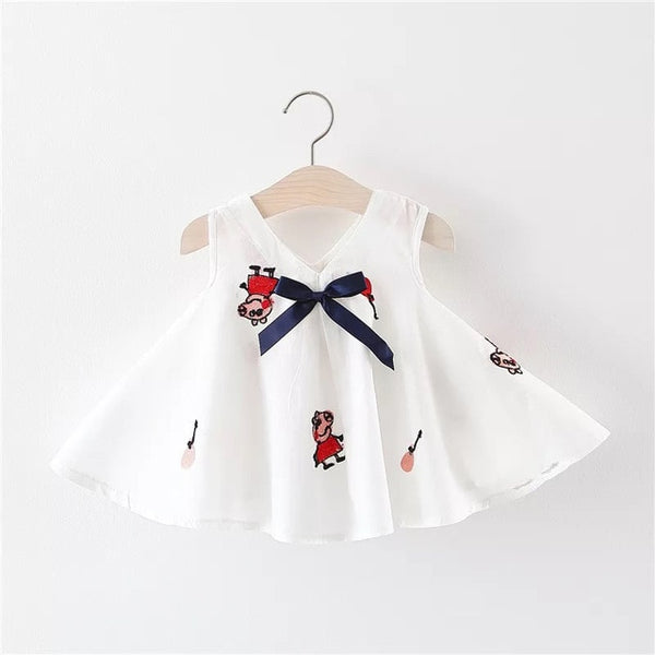 Floral Print Baby Girl Dress 0-2 Years