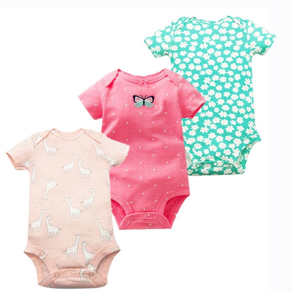 3pcs Baby Bodysuit 0-24M