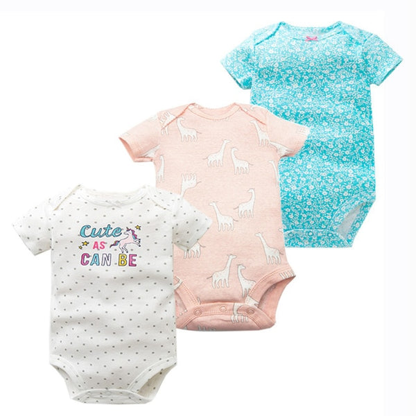 3pcs Baby Bodysuit 0-24M
