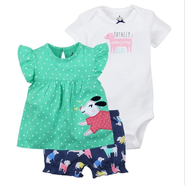 3pcs Baby Clothing Set 6-24M
