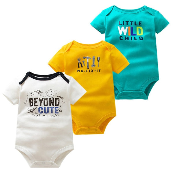 3pcs Baby Bodysuit 0-24M