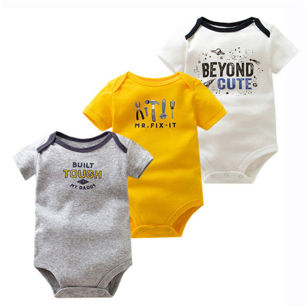 3pcs Baby Bodysuit 0-24M