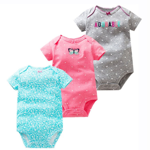 3pcs Baby Bodysuit 0-24M