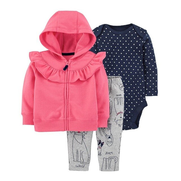 3pcs Baby Clothing Set 6-24M