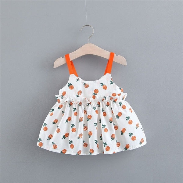 Baby Girls Dress + Hat 0-2 Years