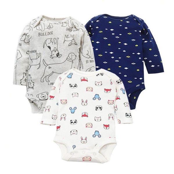 3pcs Baby Bodysuit 0-24M
