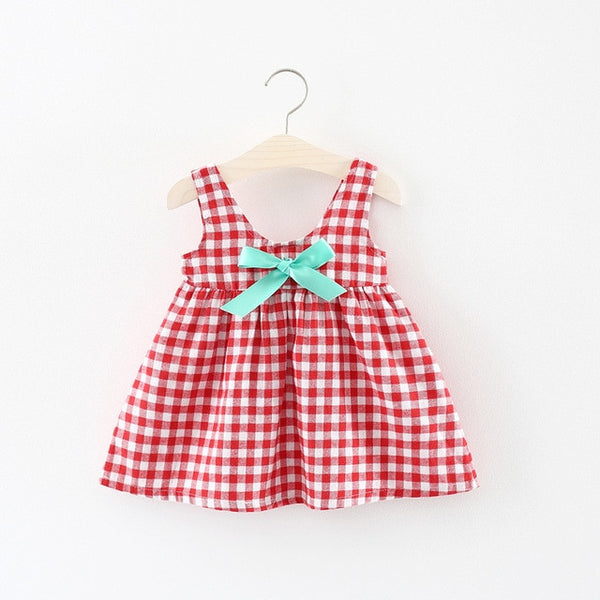 Big Bow Baby Girls Dress + Hat 0-2 Years