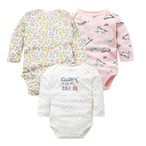 3pcs Baby Bodysuit 0-24M