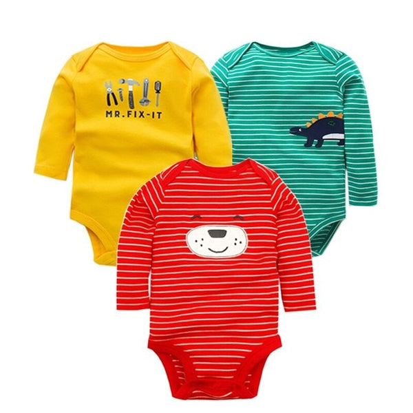 3pcs Baby Bodysuit 0-24M