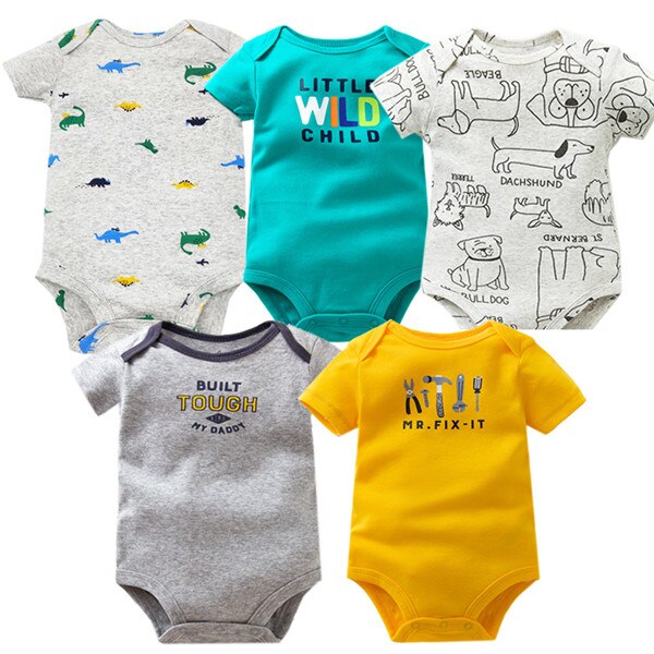 5pcs Baby Bodysuit 6-24M
