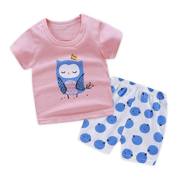Unisex Baby Tshirt +Shorts