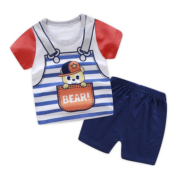 Unisex Baby Tshirt +Shorts