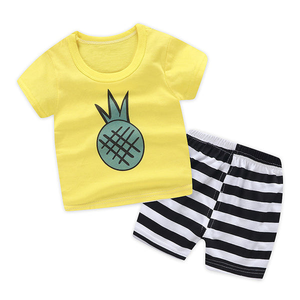 Unisex Baby Tshirt +Shorts