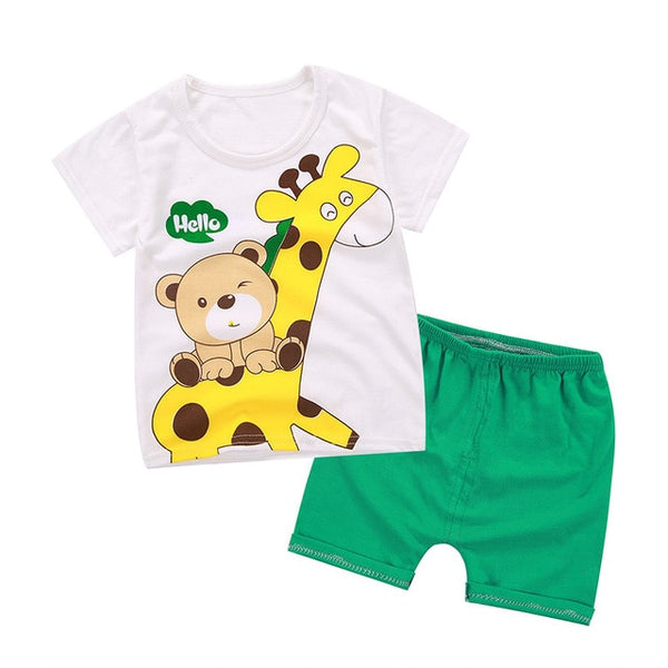 Unisex Baby Tshirt +Shorts