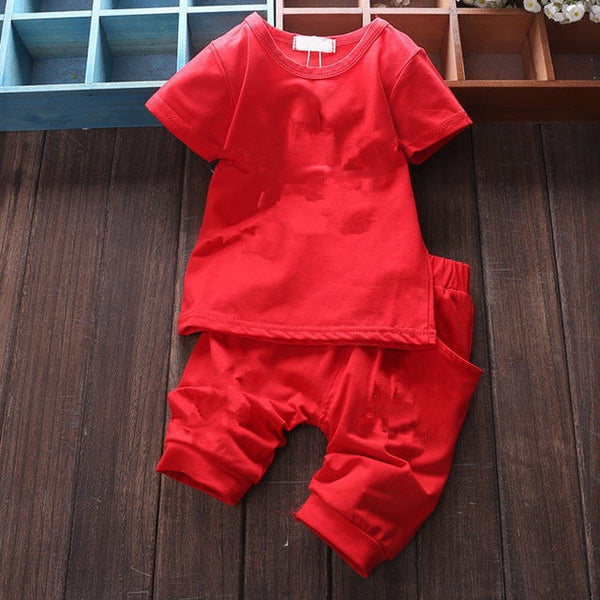 Unisex Baby Tshirt + Shorts