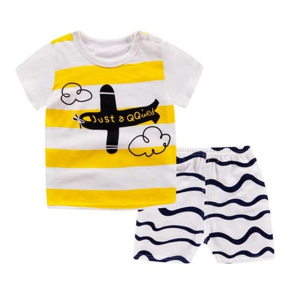 Unisex Baby Tshirt + Shorts