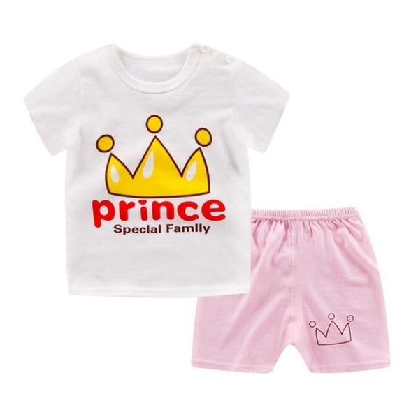 Unisex Baby Tshirt + Shorts