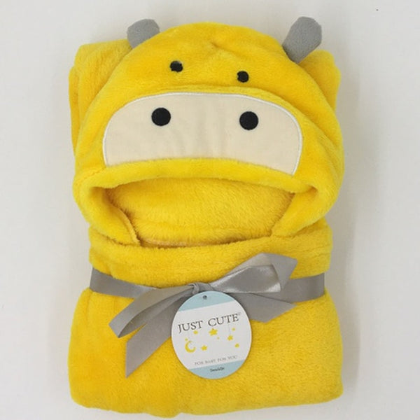 Lovely Fleece Baby Bath Towel