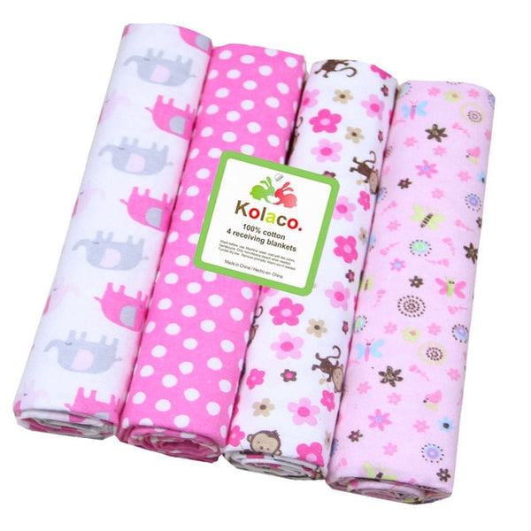4pcs Baby Muslin Swaddle Wrap