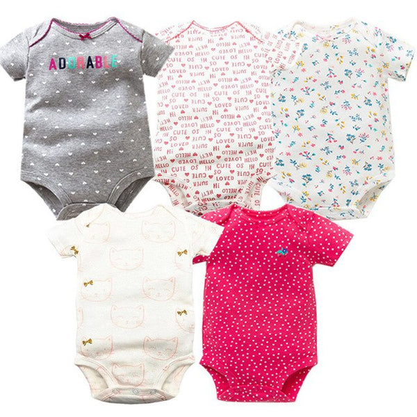 5pcs Baby Bodysuit 6-24M