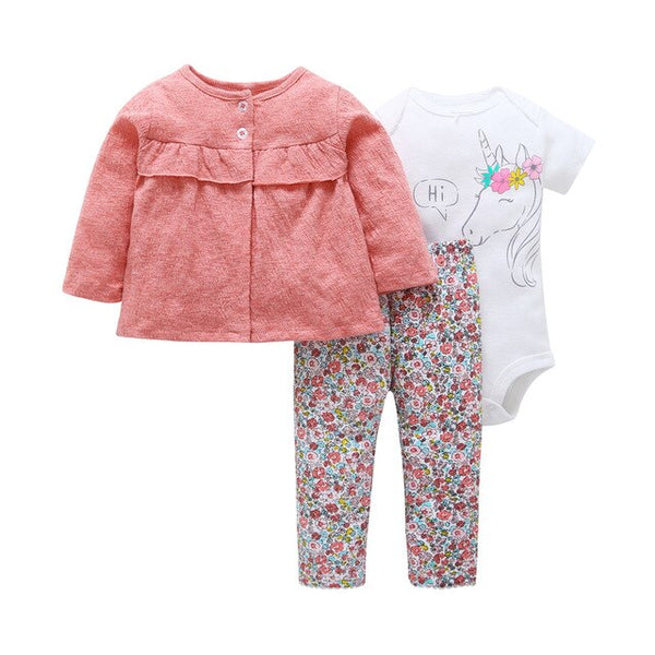 3pcs Baby Clothing Set 6-24M