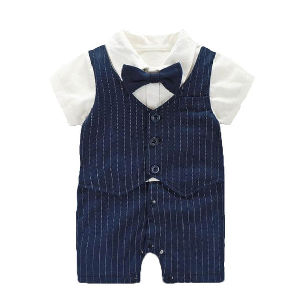 Baby Boys Tuxedo Suit Set 0-18M