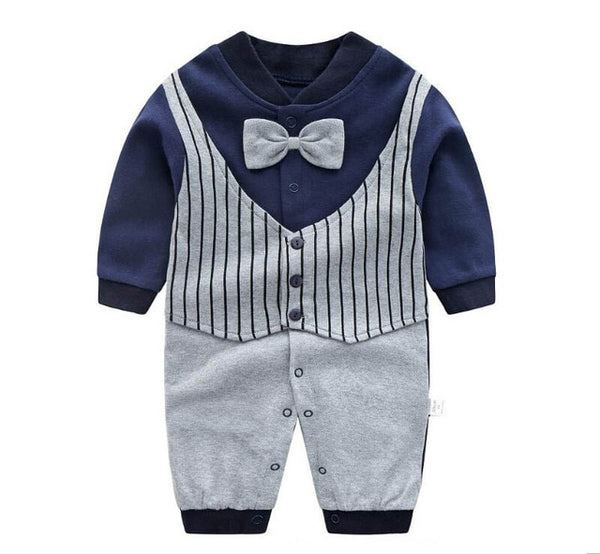 Baby Boys Tuxedo Suit Set 0-18M