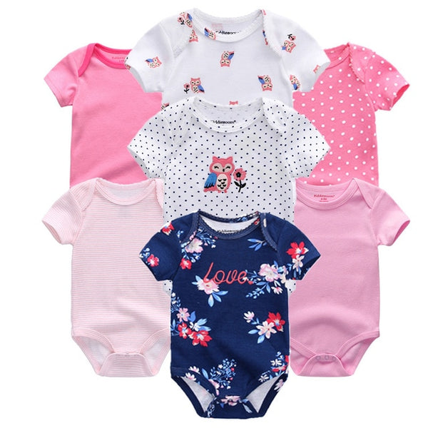 7pcs Baby Bodysuit 3-12M