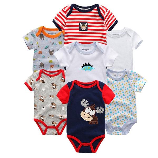 7pcs Baby Bodysuit 3-12M